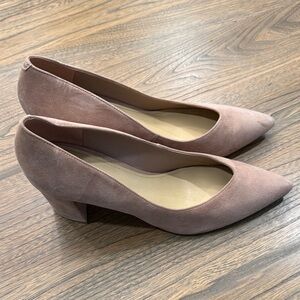 Marc Fisher Caitlin Suede Block Heels